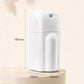 White essential oil diffuser with auto mist nozzle and handle