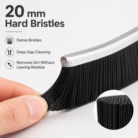 4pcs /Pack Hard Bristle Crevice Cleaning Brush Ultra-Thin Flat Gap Cleaning Brush for Tile Joints, Window Tracks, Sliding Door Rails & Washing Machines,