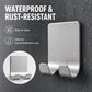 Stainless steel waterproof razor holder hooks with double curved ends