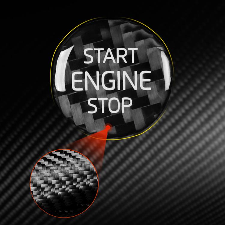 Engine Start Key Push Button Sticker For BMW G Chassis Models, Black, Red, German, Red Edge