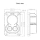 For CCS1 US Standard DC EV Charging Connector Bracket, For CCS1 US Standard