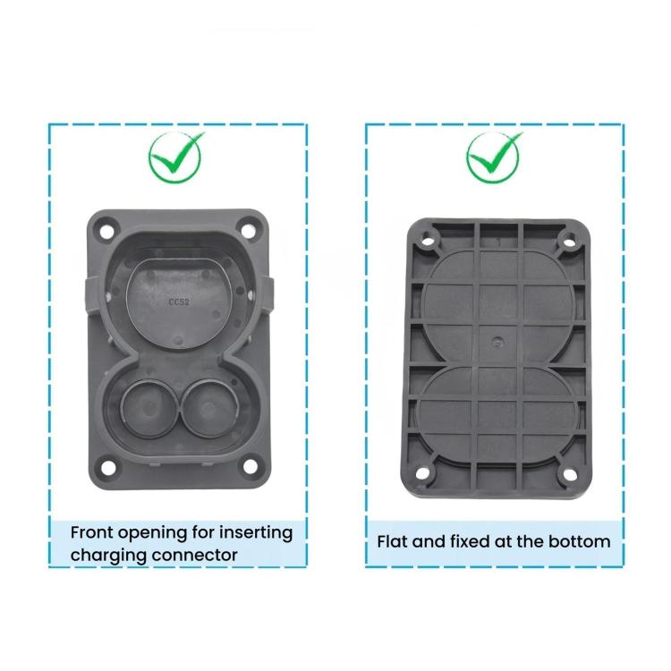For EU CCS2 DC EV Charging Connector Bracket, For EU CCS2 DC