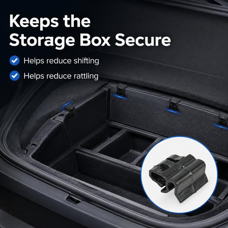 For Tesla Model 3 / Y Storage Compartment Securing Clips 1472872-00-C, 1472872-00-C