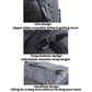 Gray duffel bag detail: smooth zipper and adjustable shoulder strap