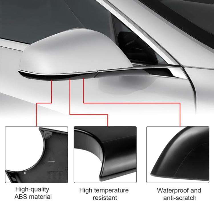 For 2017-2022 Tesla Model 3 Rearview Mirror Back Cover 22873005, Left, Right
