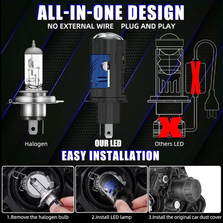 50W Motorcycle N13 Direct-Connect High-Power Lens Headlight