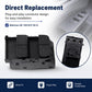 Driver window switch with plug connector, black molded housing and wiring