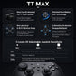 TT MAX wireless controller front view with black buttons and two thumbstick caps