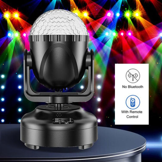 Black mini LED moving head magic ball light with mirrored dome and round base
