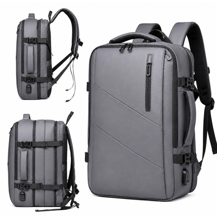 WEIXIER B683 Large Capacity Expandable Backpack Men Business Laptop Pack