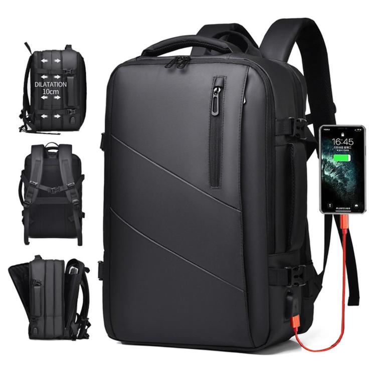WEIXIER B683 Large Capacity Expandable Backpack Men Business Laptop Pack