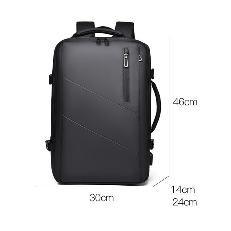 WEIXIER B683 Large Capacity Expandable Backpack Men Business Laptop Pack