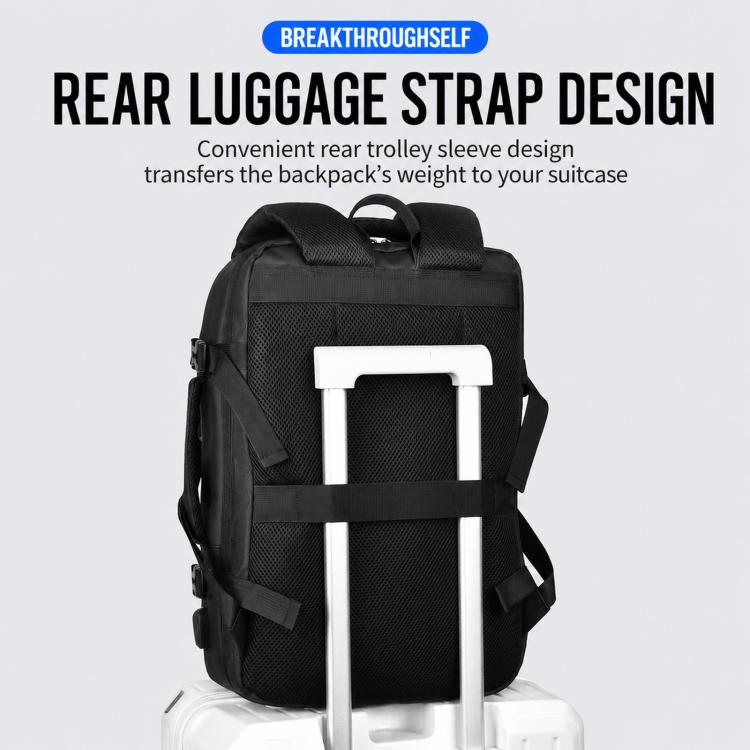 WEIXIER B683 Large Capacity Expandable Backpack Men Business Laptop Pack
