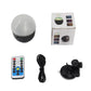 LED eye-caring night light bundle with dome light, remote control, and cables