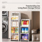 Hanging Closet Organizer Plastic Hanging Shelves Stackable Wardrobe Storage Basket for Clothes, 1-Tier, 2-Tier, 3-Tier