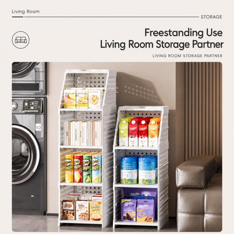 Hanging Closet Organizer Plastic Hanging Shelves Stackable Wardrobe Storage Basket for Clothes, 1-Tier, 2-Tier, 3-Tier