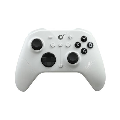 White ES Pro game controller for Switch, with two joysticks and ABXY face buttons.
