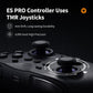 Black ES Pro controller showing TMR joysticks with left and right analog sticks.