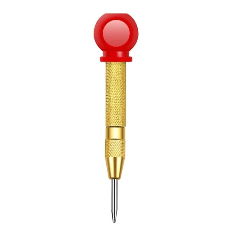 Center Punch Locator Automatic Spring-Loaded Drill Bit High-Hardness Punch for Precise Holes