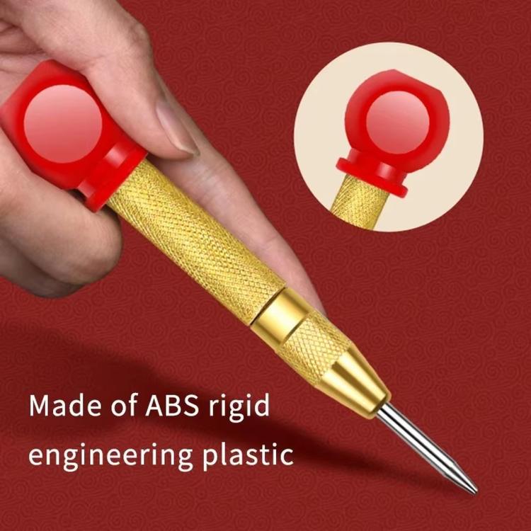 Center Punch Locator Automatic Spring-Loaded Drill Bit High-Hardness Punch for Precise Holes