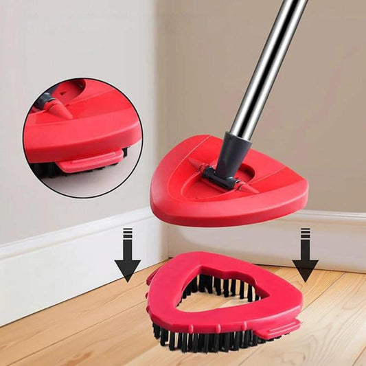 For Vileda / O-Cedar Triangular Rotating Mop Replacement Brush Household Brush For Floor & Bathroom
