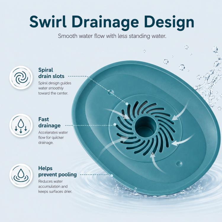 Kitchen Sink Drain Cover Push-Button Bathroom Drain Hair Strainer