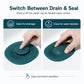 Kitchen Sink Drain Cover Push-Button Bathroom Drain Hair Strainer
