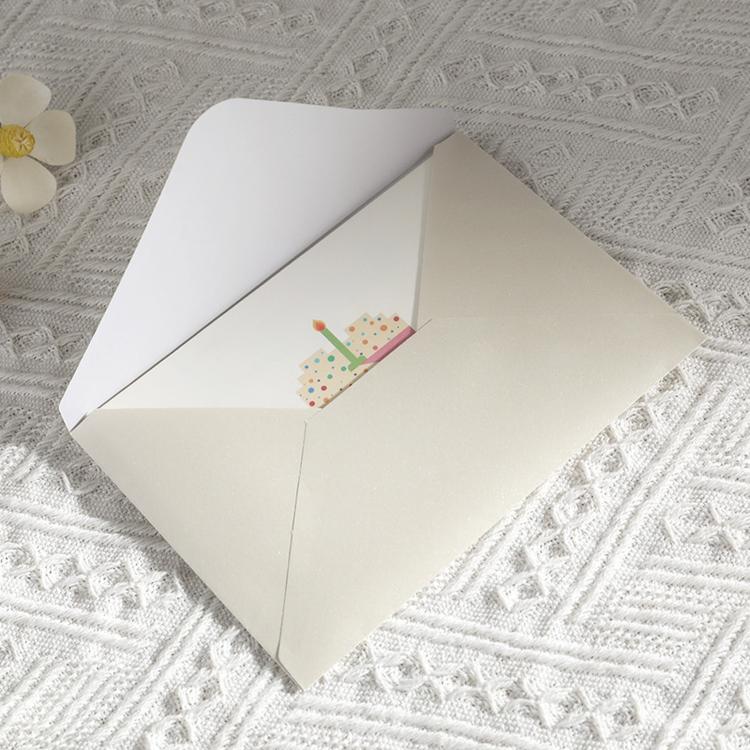 3D Pop-Up Birthday Card Minimalist Foldable Colorful Cake Greeting Card, Cake