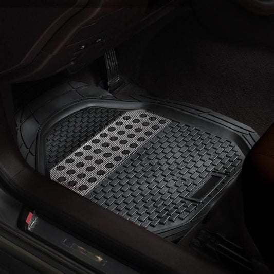 Trimable Silicone Car Floor Mats Waterproof Anti-Slip Foot Pads, Front, Rear