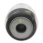Rear steering knuckle bushing face view with center hole and black outer rubber