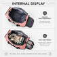 Sports duffel with wide-opening main compartment and multi-use storage section