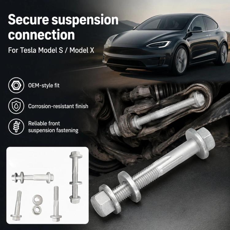 For Tesla Model X / S Front Suspension Lower Control Arm Straight Bolt 2007106, 2007106