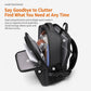 WEIXIRE B929 backpack shown from an angled side with multiple front and side pockets.