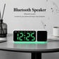 Bluetooth Speaker Digital Alarm Clock with Night Light Large LED Display Clock with Date, Dimmer and Dual Snooze Alarms