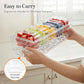 Summer 5-Compartment Fruit Freezer Tray Vegetable Snack Compartments Ice Cube Food Storage Container