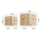 Double-sided corner wall clock size diagram, showing 60cm and 78cm widths