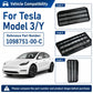 Black rear fender air vent grille insert with vertical vent divider slat channels