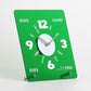 wozoom Modern Minimalist Desk Clock  Acrylic Mirror Table Clock With Silent Non-Ticking Quartz Movement