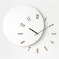 wozoom Living Room Modern Minimalist Wood Silent Decorative Clock
