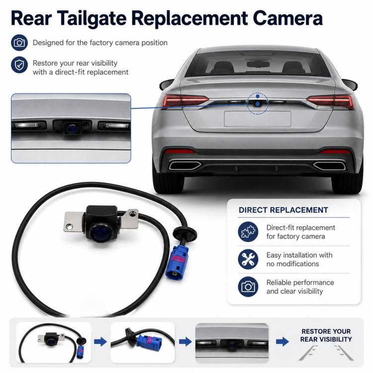 For Tesla Model S/X Rearview Camera 1061269-00-C, 1061269-00-C