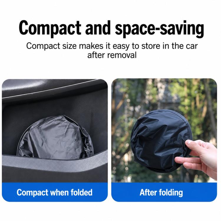 Titanium Silver Car Sunshade For Summer Suction-Cup Window Sunshade, Titanium Silver Car Sunshade