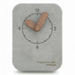 wozoom Silent Desk Clock Small Wooden Table Wall Clock