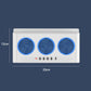 L6189 Solar Powered Car Exhaust Fan With Strobe Warning Light Interior Air Circulation Fan