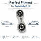 Silver rear suspension control arm with dual bearings and oval mounting hole