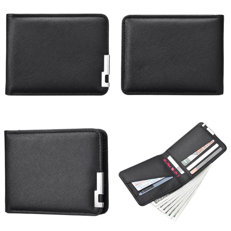 K3323 Men Short Multi-Card Slot Wallet Portable Slim & Minimalist Card Holder