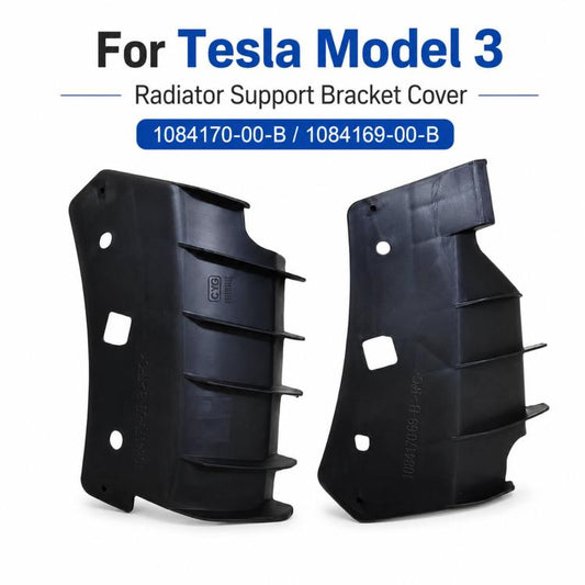 For 2017-2023 Tesla Model 3 Radiator Bracket Cover Plate 31084170-00-B / 1084169-00-B, Left, Right