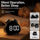 Retro Twin Bell Digital Alarm Clock Super Loud Mechanical Bell-Ringing LED Desk Clock With Backlight