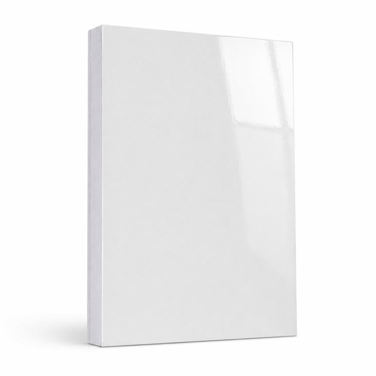 White A3 high-gloss inkjet photo paper sheet, smooth coated surface
