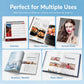 High-gloss photo paper for multiple uses, printed photos on coated sheets