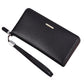 DEABOLAR Portable Long Men Wallet Casual Zipper Billfold & Hand Pouch